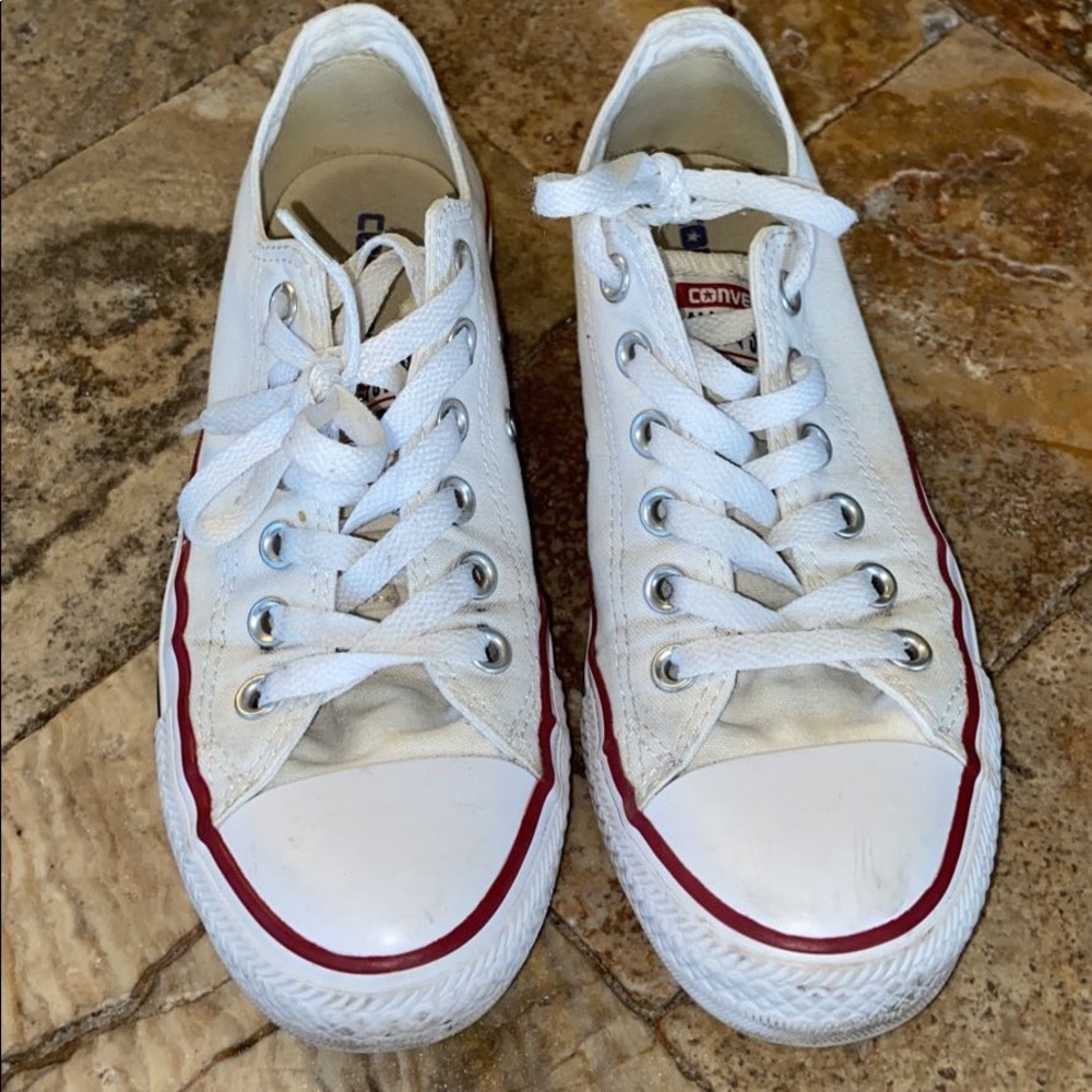 White Converse Chuck Taylor Shoes